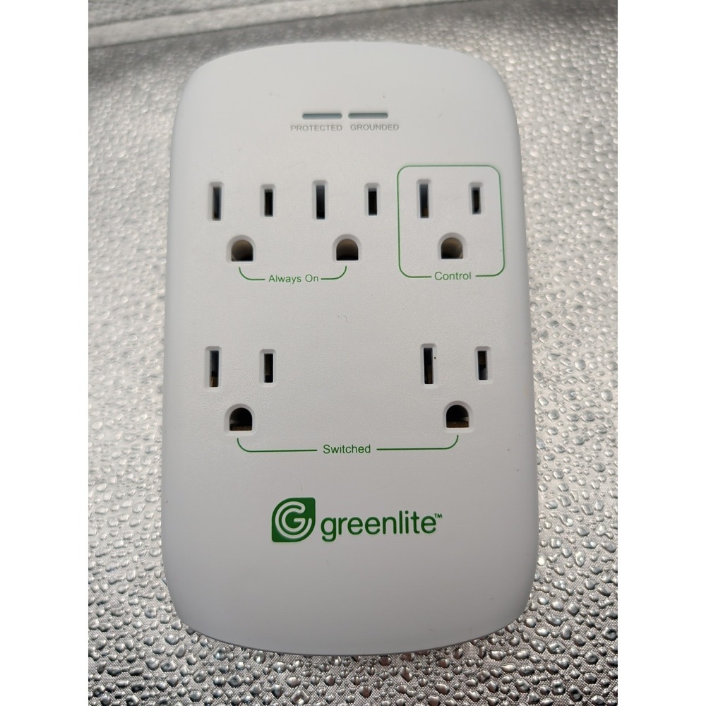 Greenlite 5 Outlet Advanced Power Strip Tier 1 Wall Mount Smart Surge‎ Protector